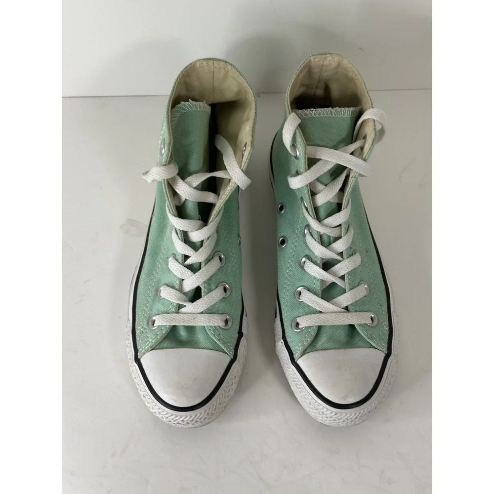Converse, Chuck Taylor All Star Hi Top‎ Sneakers, Unisex M3/W5, Aphid Green - Picture 5 of 8